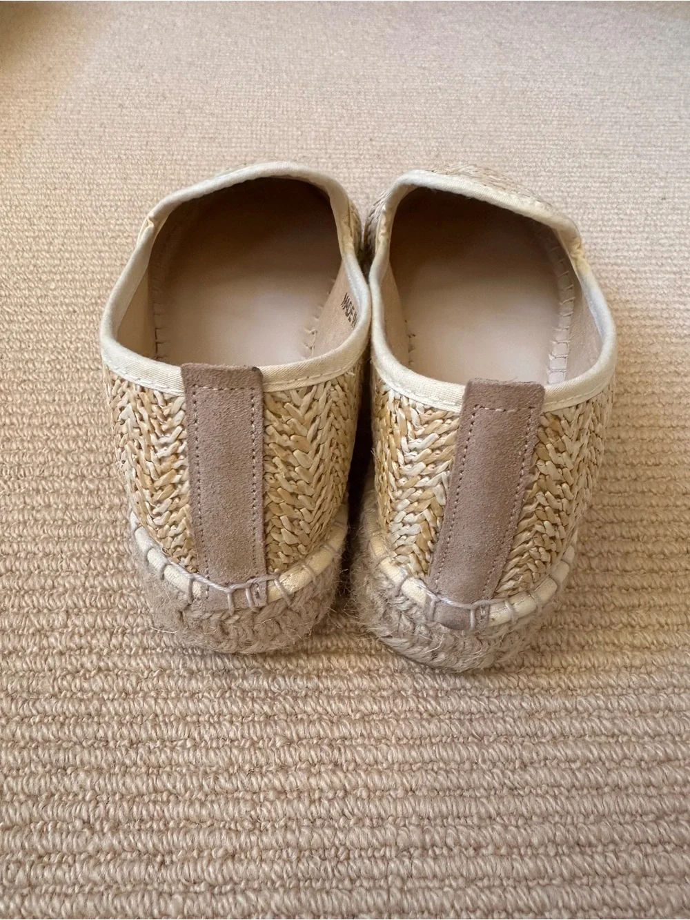La CANADIENNE Natural Woven Espadrille Slip-Ons
